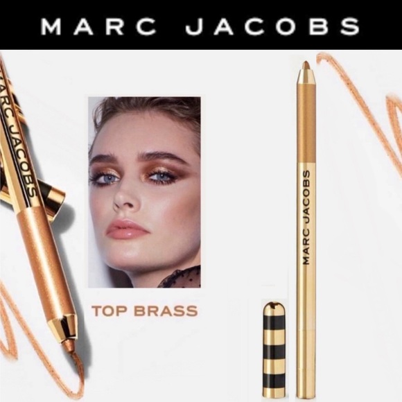 Marc Jacobs Makeup Marc Jacobs Top Brass Highliner Gel Eye Crayon Limited Gold Edition Poshmark